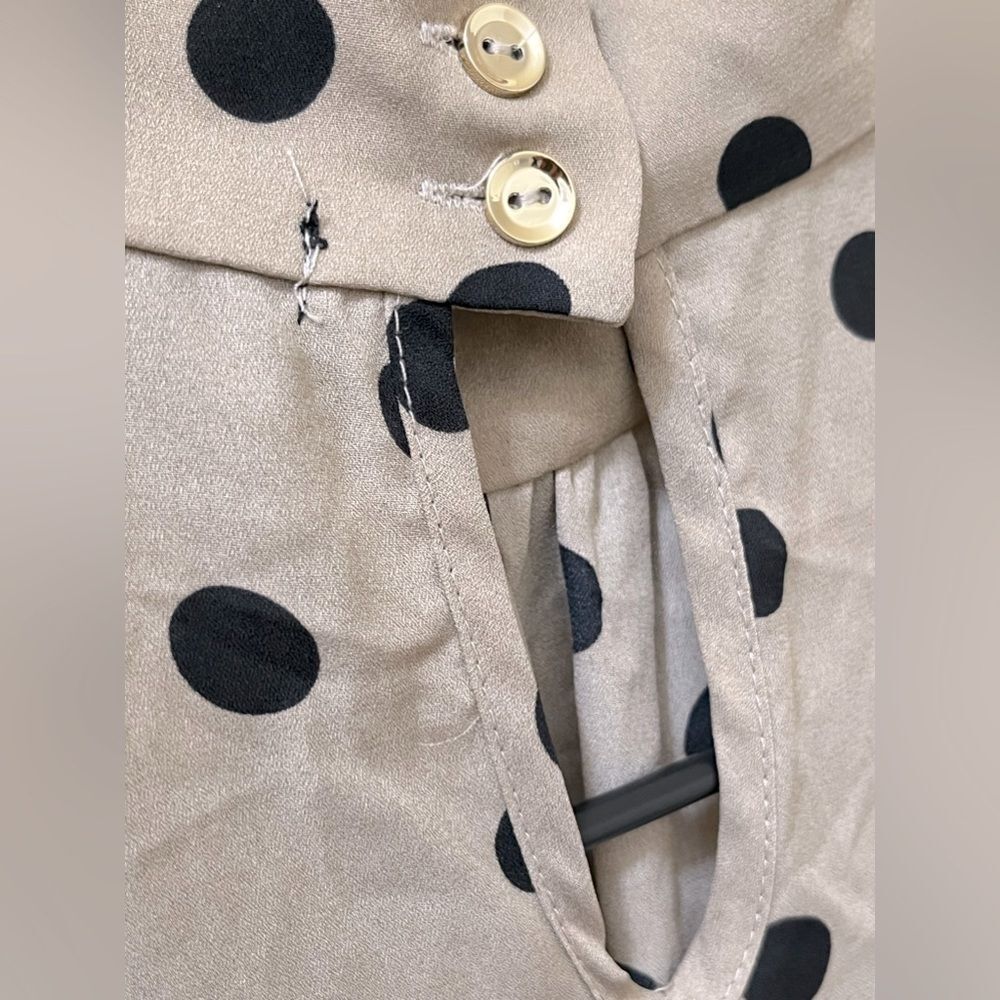 Cure Polka-Dotted Long Sleeve Blouse - Picture 3 of 7